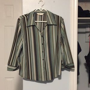Striped long sleeve shirt